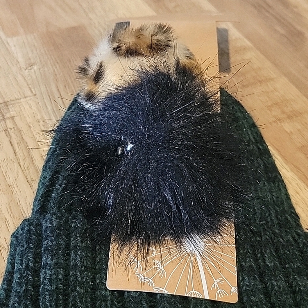 🍃 NWT Choose Your Pom Style beanie kids - Picture 2 of 4